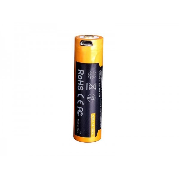 ACCU RECHARGEABLE 18650 3,6V 2600MAH MICRO USB