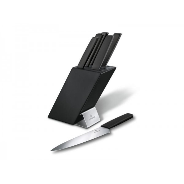 BLOC CUISINE VICTORINOX SWISS MODERN NOIR 6 PIECES