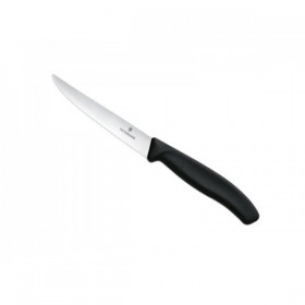 BOITE 6 COUTEAUX STEAK VICTORINOX SWISSCLASSIC 11CM NOIR