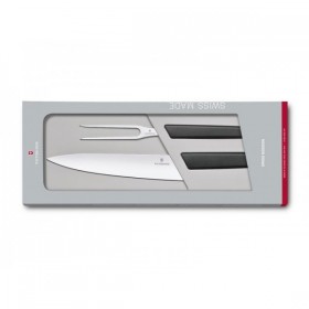 COFFRET DECOUPER VICTORINOX 2P SWISS MODERN NOIR