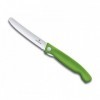 COUTEAU OFFICE PLIANT VICTORINOX SWISSCLASSIC 11CM VERT A DENTS