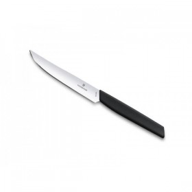 COUTEAU STEAK VICTORINOX SWISS MODERN 12CM NOIR LISSE
