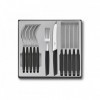 MENAGERE 12 PIECES VICTORINOX SWISS MODERN TABLE NOIR