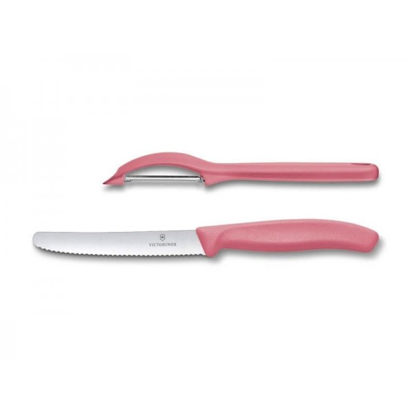 SET 2 PIECES VICTORINOX SWISSCLASSIC ROUGE PASTEL