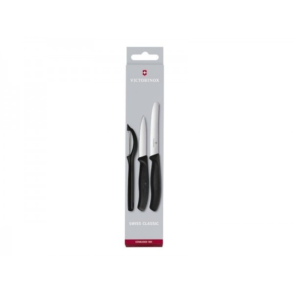 SET 3 PIECES VICTORINOX SWISSCLASSIC NOIR