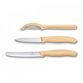 SET 3 PIECES VICTORINOX SWISSCLASSIC ORANGE PASTEL