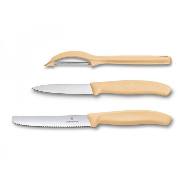 SET 3 PIECES VICTORINOX SWISSCLASSIC ORANGE PASTEL