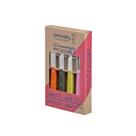 COF.OPINEL "LES ESSENTIELS DU CUISINIER" COL.PANACHES