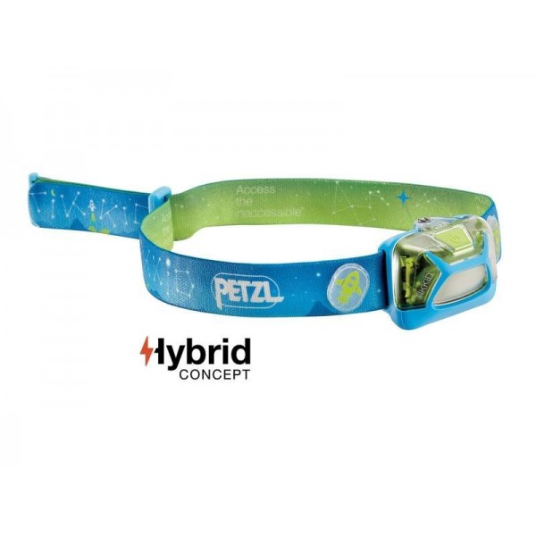 LAMPE FRONTALE PETZL TIKKID BLEU
