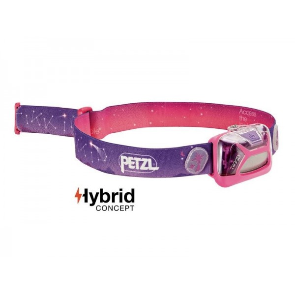 LAMPE FRONTALE PETZL TIKKID ROSE