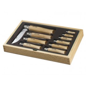 RAMASSE-MONNAIE BOIS 10 OPINEL INOX