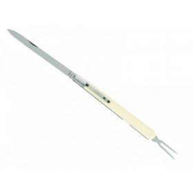 COUTEAU A DEGUSTATION 2P 14CM BLANC INOX