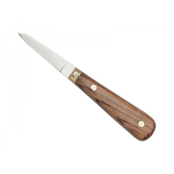 COUTEAU A HUITRES LANCETTE PALISSANDRE INOX